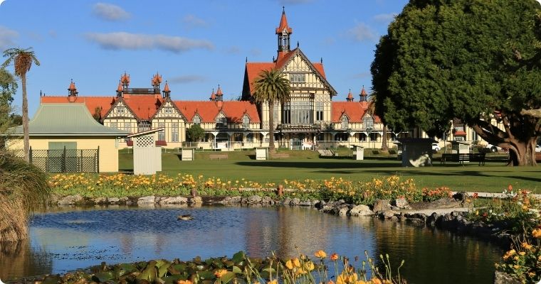 Old Government Building in Rotorua New Zealand 